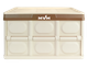 Ящик для хранения MVM FB-1 30L BEIGE раскладной с крышкой бежевый из полипропилена - изображение 2