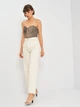 Топ женский H&M 0438641_01 XL Золотой (LD2000000936741_KAY2000000936741) - изображение 3
