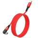 Кабель Hoco Type-C to Lightning Orbit PD data cable U100 |1.2m, 20W| red - изображение 1