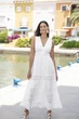 Длинное в пол пляжное платье Fresh Cotton 2401 F-1C 44(M) Белый - изображение 1