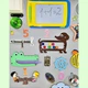 Розвиваюча дошка розмір 60*80 Бизиборд для дітей HandMade "Зірочка" 46 елементів! - зображення 4