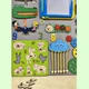 Розвиваюча дошка розмір 60*80 див. Бизиборд для дітей HandMade "Ферма" 58 елементів! - зображення 6