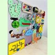 Розвиваюча дошка розмір 40*50 Бизиборд для дітей HandMade "Качелька" 27 елементів! - зображення 2
