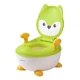 Детский горшок Babyhood Лисица с полиуретановым кольцом зелёный (BH-113FG) (6923149603311) - изображение 1
