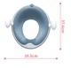Накладка на унитаз Динозаврик с полиуретановым кольцом голубая - Babyhood (BH-127B) (2000000000015) - изображение 2