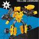 Конструктор робот трансформер "Deformation Warrior: Yellow Leopard" 28 см Желтый - изображение 6