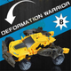 Конструктор робот трансформер "Deformation Warrior: Yellow Leopard" 28 см Желтый - изображение 7