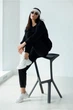 Женский спортивный костюм ONIOS Loungewear Tracksuit без капюшона Черный L 2361 - изображение 7