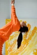 Жіночий спортивний костюм ONIOS Loungewear Tracksuit без капюшону Помаранчевий L 2373 - зображення 3