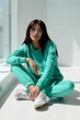 Женский спортивный костюм ONIOS Loungewear Tracksuit без капюшона Мятный L 2370 - изображение 7
