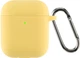 Чехол Armorstandart Ultrathin Silicone Case With Hook для Apple AirPods 2 Yellow (ARM59696) - изображение 1