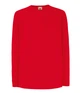 Футболка с длинным рукавом Fruit of the Loom Красный 140 см (D061007040140) - изображение 1
