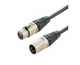 Готовый аудио/ДМХ кабель, Разъемы: RX3F - NT - RX3M - NT- 0, 5 метра (XLR - XLR) Roxtone DMXX200L05 (1692) - изображение 1