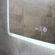 Дзеркало DUSEL LED DE-M3011 90смх70см сенсорне включення+підігрів/годинник+темп - зображення 9