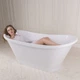 Ванна Fancy Marble Newton белая матовая 160 см - зображення 4