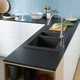 Кухонная мойка врезная Hansgrohe S51 S510-F635 770х510 черный графит - изображение 2