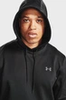 Мужское черное худи UA Armour Fleece HD Under Armour XL 1357087-001 - изображение 2
