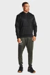 Мужское черное худи UA Armour Fleece HD Under Armour XL 1357087-001 - изображение 5