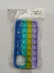 Cиликоновый чехол-антистресс Pop it для iPhone 12 разноцветный с синим (А0016С) - изображение 2