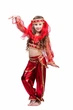 Новогодний костюм Восточная красавица Maski karnaval НГ 5-8 лет One size Красный - изображение 2