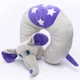 Детская подушка - игрушка для путешествий под шею Travel Blue Flappy the Elephant / Слон детская серо-сиреневая (283) - изображение 2