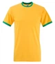 Футболка з манжетами Fruit of the Loom 2XL Сонячно-Жовтий / Яскраво Зелений (D0611680AM2XL) - зображення 1