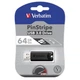 USB флеш накопитель Verbatim 64GB PinStripe Black USB 3.0 (49318) - изображение 5