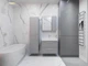 Зеркальный шкаф JUVENTA Manhattan MnhMC-70 белый - изображение 2