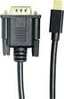 Видеокабель PowerPlant mini DisplayPort (M) - VGA (M) 1 м Черный (CA911998) - изображение 2