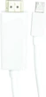 Кабель PowerPlant mini DisplayPort (M) - HDMI (M) 1 м Белый (CA912131) - изображение 2