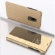 Чехол Mirror для Xiaomi Redmi 8 книжка зеркальная Clear View Gold - изображение 1