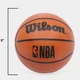 Мини-щит баскетбольный Wilson NBA Forge Team Mini Hoop 45,7х27,9 см с кольцом и сеткой (WTBA3001FRGNB) - изображение 3