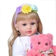Силіконова Колекційна Лялька Реборн Reborn Дівчинка ( Вінілова Лялька Lisa Doll2) NPK Висота 60 см - изображение 3