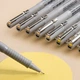 Набір чорних лінерів Faber-Castell ECCO PIGMENT 9 штук - зображення 5