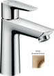 Смеситель для умывальника Hansgrohe Talis E 110 с донным клапаном pop-up Brushed Bronze 71710140 - изображение 2