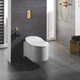 Унитаз-биде подвесной GROHE Sensia Arena 39354SH1 c сиденьем Soft Close дюропласт - изображение 7