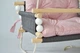 Качель подвесная детская Infancy Маршмелоу серая основа и розовый матрас - изображение 6
