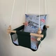 Детская качеля Infancy Самолеты Зеленая основа от 7 месяцев до 5 лет - изображение 1