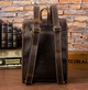 Кожаный дорожный рюкзак Vintage 14796 Коричневый - изображение 3
