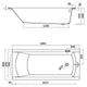 Ванна Cersanit Korat 180x80 с ножками S301-295 - изображение 2