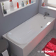 XWP357000N Ванна акрилова прямокутна SENSA 170x70 см, біла, без ніжок - зображення 3