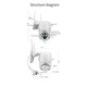 Уличная беспроводная IP Camera EC76 поворотная, цифровая с удаленным доступом - изображение 3
