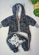 Демисезонный комбинезон на синтепоне для девочки Kid joy 240502 синий 56 - изображение 4