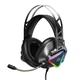 Игровые наушники REMAX RM-810 LED Wargod Series Gaming Headphone 7.1 USB, 2,2 кОм, black - изображение 1