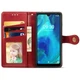 Кожаный чехол книжка GETMAN Gallant (PU) для TECNO POP 5 красный - изображение 3