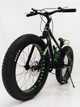 Фэт Байк-Горный велосипед S800 HAMMER EXTRIME Колёса 26’’х4,0. Алюминиевая рама 17 Япония Shimano Зеленый - изображение 2