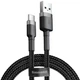 Kabel Baseus Cafule USB do Type-C 2A 3 m czarno-szary (CATKLF-UG1) - obraz 1