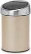 Бак для сміття 3 л Brabantia 304668 Touch Bin Шампань - зображення 5