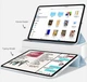 Магнитный чехол-книжка BBM1 Magnetic Case для iPad 10 2022/2024 10,9"/iPad 11" 2025 (A16) Голубой - изображение 3
