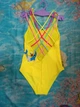Купальник для дівчинки TERES BH946 104-110см жовтий - зображення 2